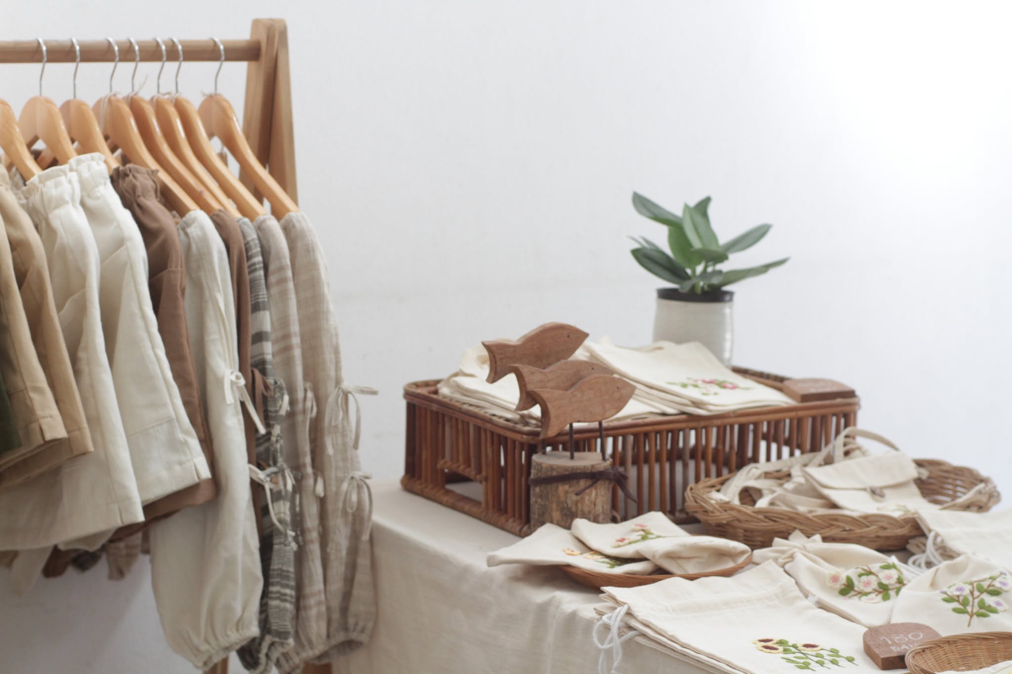 Nunaa.Collection clothing and handmade fabric display